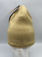 The North Face Jim Beanie - Beige Knit Beanie Hat for Men, One Size Warm