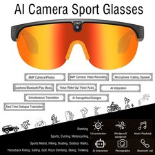 HD Video AI smart glasses with camera and bluetooth and video control