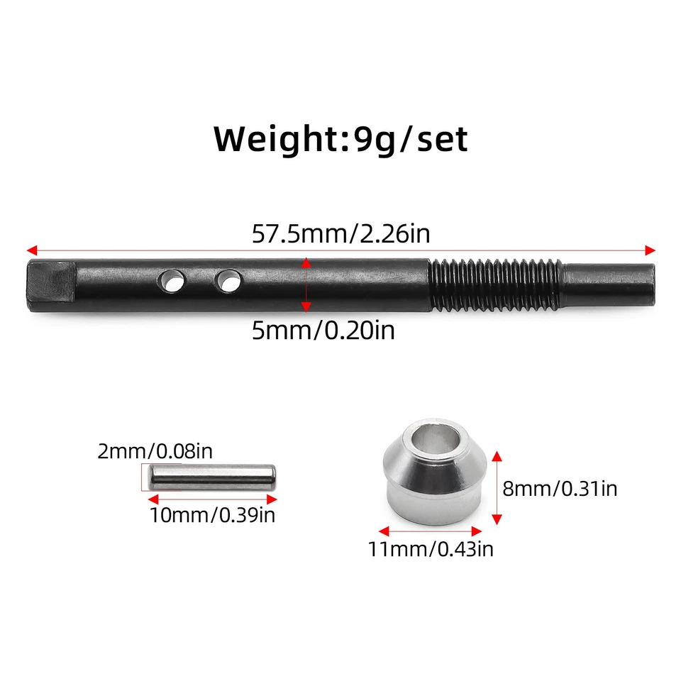 Antriebswelle für TRAXXAS 1/10 Rally/Rustler/Slash/Stampede 4x4 #6893 - Bild 2 von 4