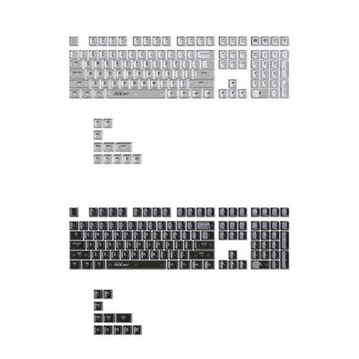 Crystal Keycaps 132Keys MDA Profile Backlit Keycap for Mechanical Keyboards