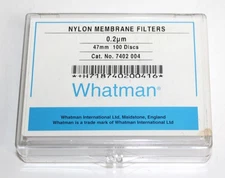 Whatman 7402-004 Nylon Membrane Filter Circles 0.2 µm pore size, 47 mm diameter