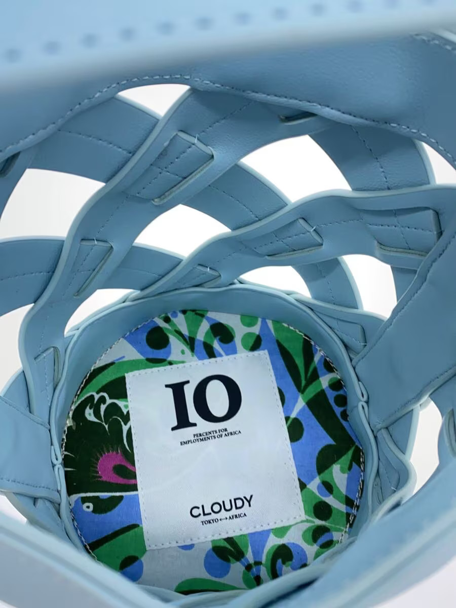 CLOUDY Handbag Leather BLU - image 6