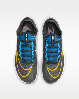 Mens Size 10.5 Nike Road Running Shoes Zoom Fly 4 Black Grey Chlorine CT2392-003 Nike Zoom Fly 4  main image 2