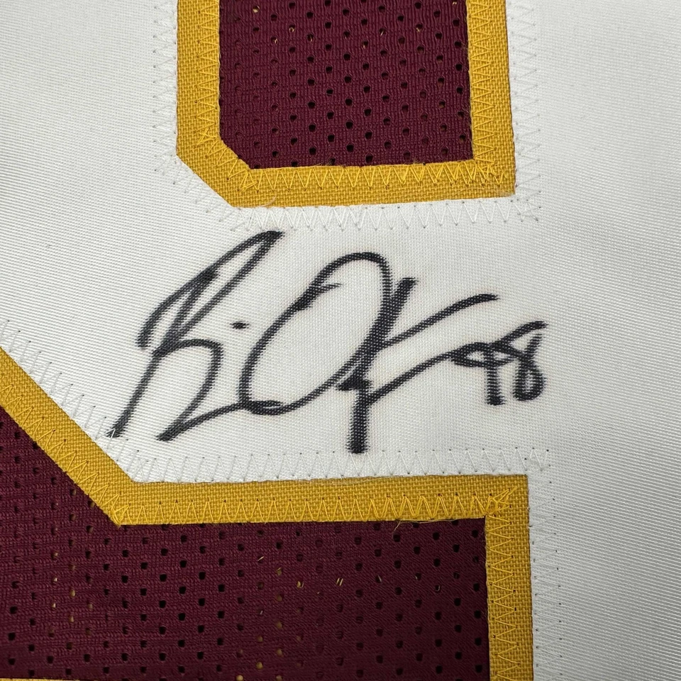 Autographed/Signed Brian Orakpo Washington Burgundy Football Jersey JSA COA - Image 3 of 4