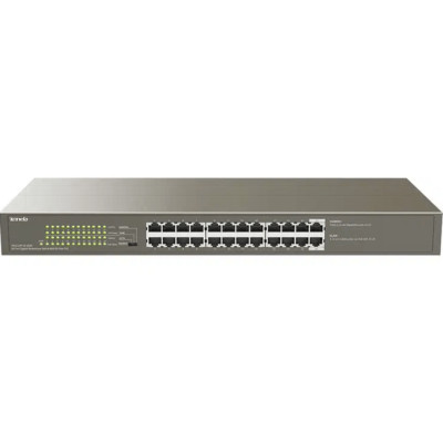NEW Tenda TEG1124P 1000M&PoE 24-Port Gigabit Ethernet Switch 24-Port PoE