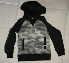 Boys DSG silver  black pullover hoodie sweatshirt long sleeve size XS