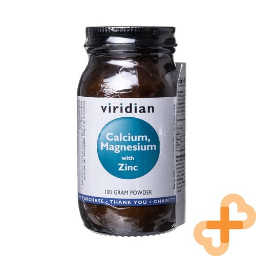 Viridian Calcio Magnesio Cinc Foo Suplemento 100G Polvo Inmune Sistema Hueso