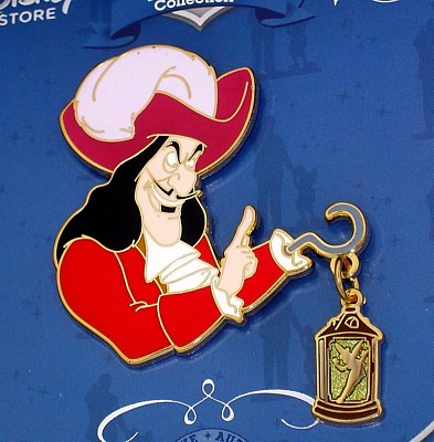 Captain Hook Scolds Tinker Bell LE Disney Pin 110th Legacy   Tink Lantern RARE