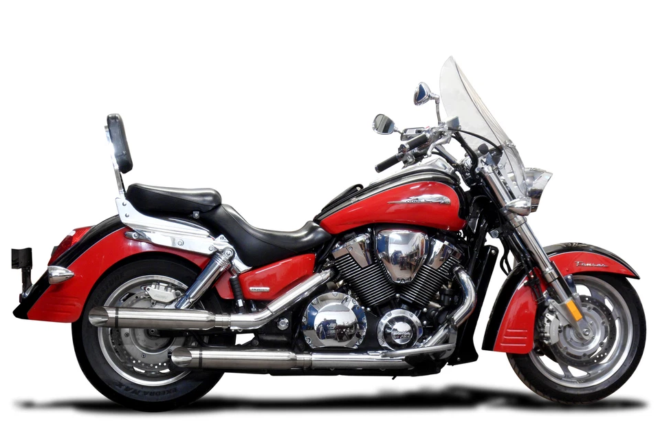 Silenciador escape Honda VTX1800 Delkevic 16" acero inoxidable punta corte crucero 05-08 Foto 3 de 3