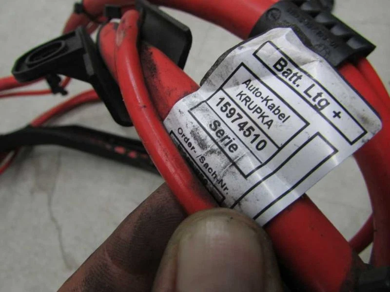 BMW X1 2013 14 2015 maletero trasero cable de alimentación principal batería positivo + arnés de cables Foto 3 de 4