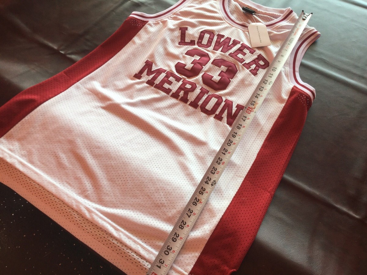 Kobe Bryant #33 Lower Merion High School Red Jersey - S