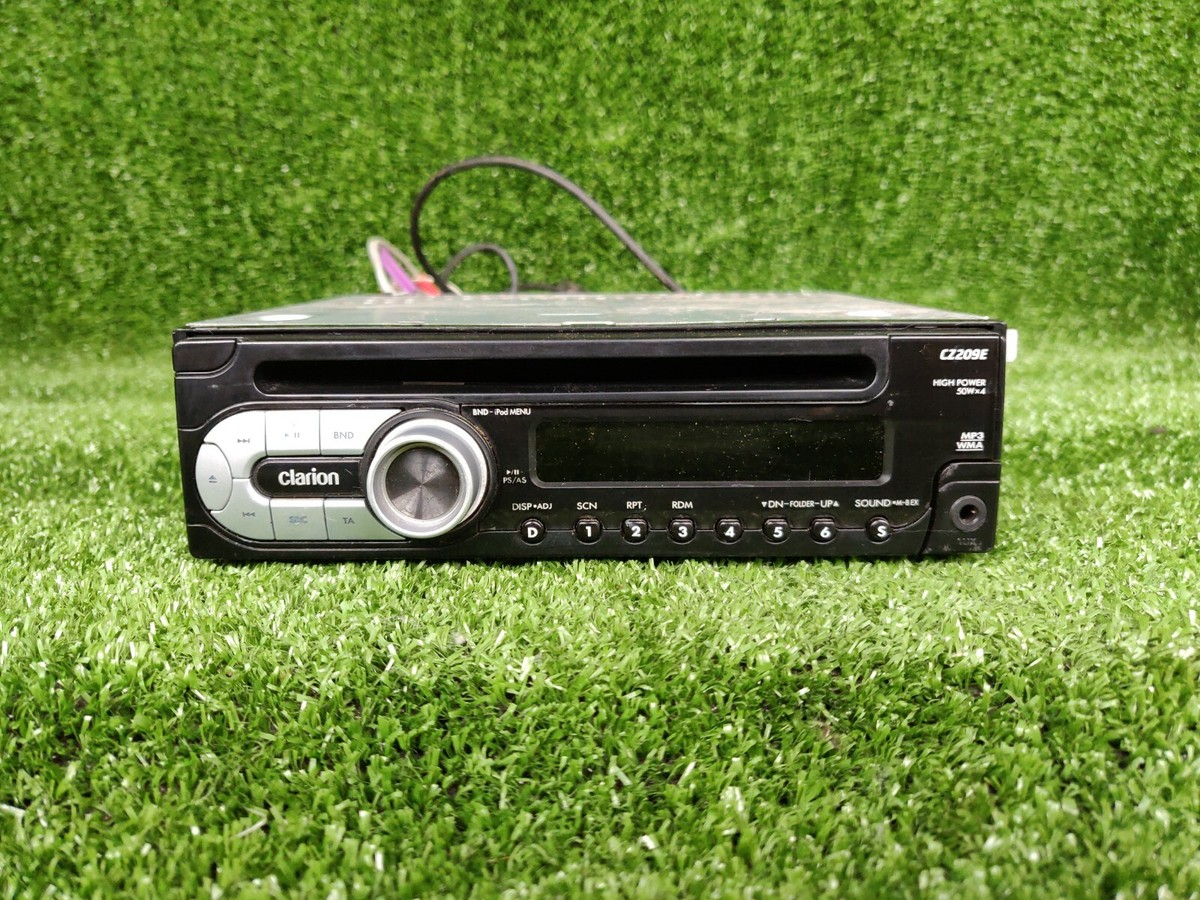 Clarion Cz209e Original Car Radio Used Genuine Part High Power 50W