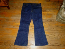 Vintage LEVI'S 646 Jeans Indigo Boot cut Flare 70  s Sz 40 X 32