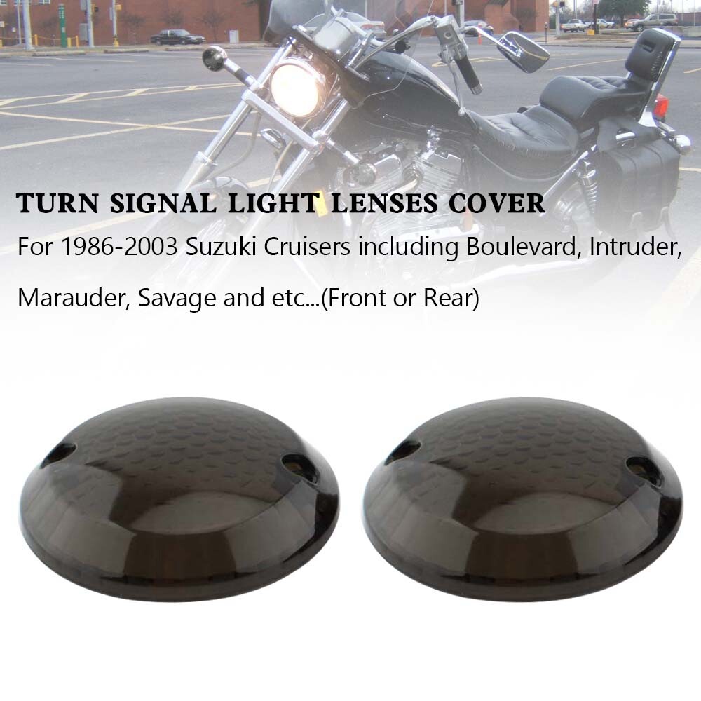 Turn Signal Light Lens Cover For Suzuki Cruisers Intruder 1400