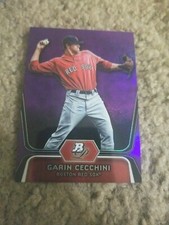 GARIN CECCHINI 2012 BOWMAN PLATINUM CARD #BPP-7 RED SOX (PROSPECT REFRACTOR)