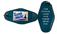 SOUND OF MUSIC inspired keytag