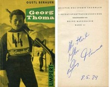 SKI JUMPER Georg Thoma autograph, signed book