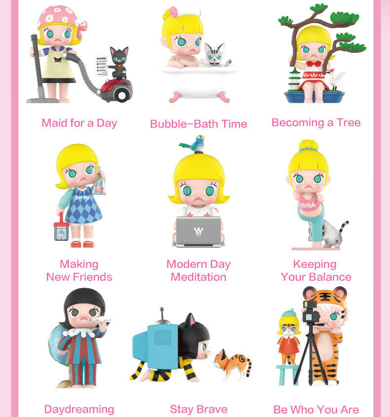 POP MART A Boring Day with Molly Series Confirmed Blind Box