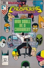 THE CRUSADERS #4 VF Aug 1992 DC Impact Comics Mighty Crusaders Comet Shield Fly