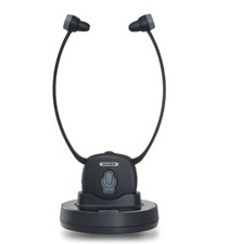 Wireless Headphones for TV with 2.4G RF Transmitter Charging Dock, Personal