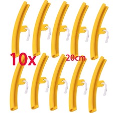 10PCS 20 CM Yellow Tire Rim Protectors Fit For Most Of Motorcycles Cars Autos UK