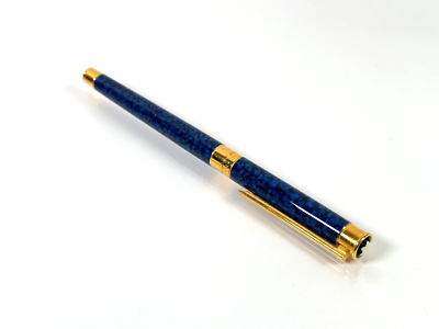 Montblanc NOBLESSE OBLIGE ローラーボール Montblanc Noblesse Oblinge Rollerball Pen Blue Marble | eBay