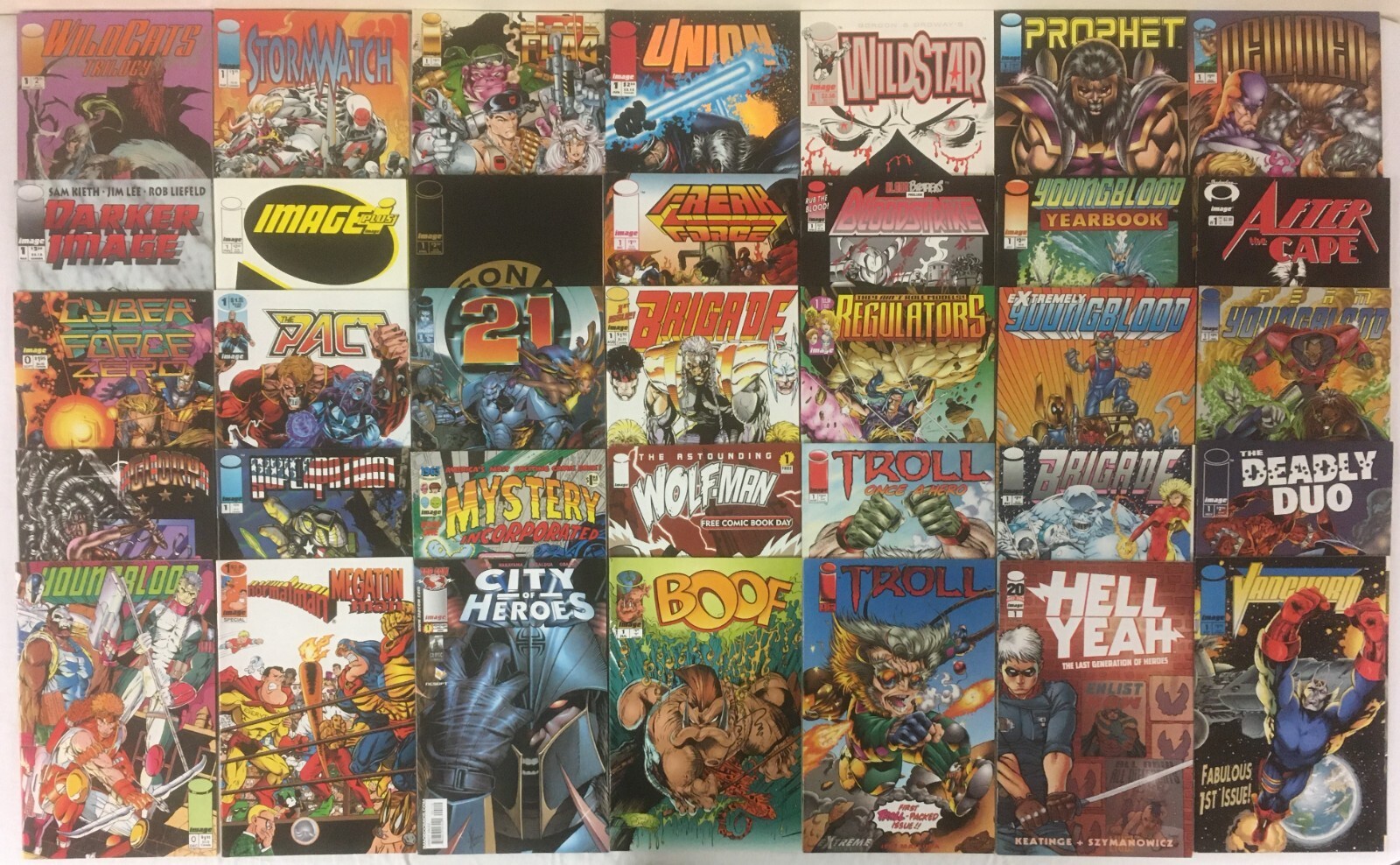 Image Comics Lot 35 All #1 or 0 First issues VF+ to NM Mostly 9.0 Grade