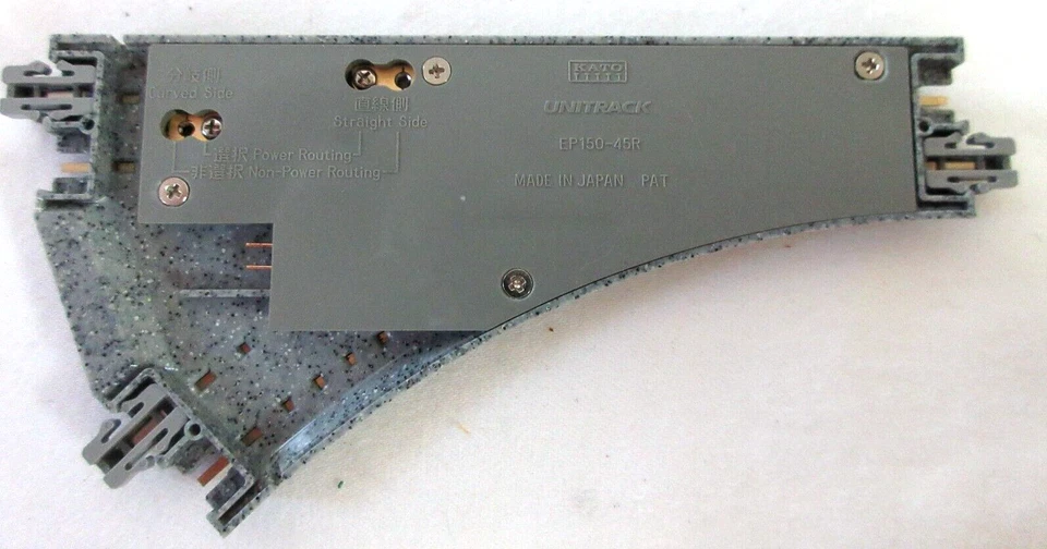 Kato Unitrack 20-240 Compact Electric Turnout 150mm 45 RIGHT(EP150-45R)  No WIRE - Image 2 of 2