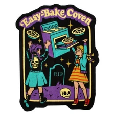 NEW Creepy Co. EASY BAKE OVEN COVEN Accent RUG 36x28" Witch Halloween Spooky Art