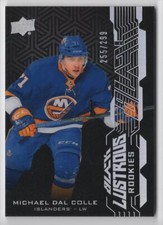 2018-19 SPx UD Black Lustrous Rookies Michael Dal Colle Rookie 255/299 New York
