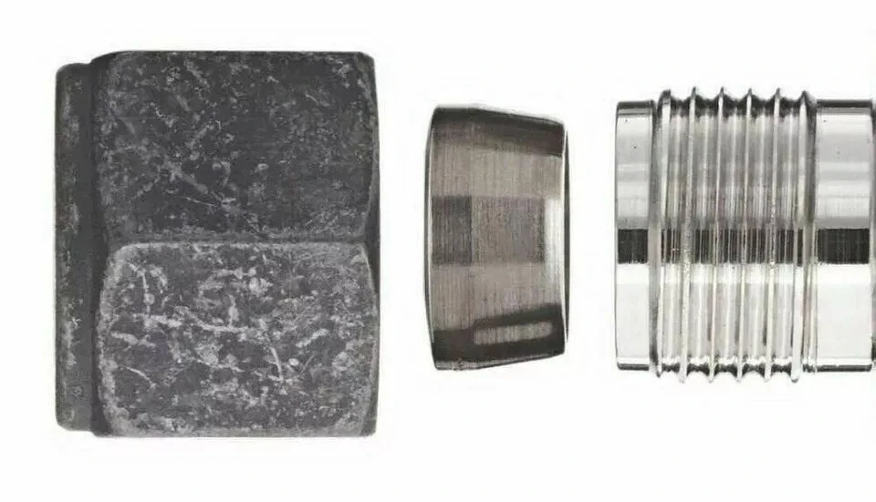 1" Tube x 3/4 FNPT x 1" Tube 316ss Female Run Tee Fitting Parker 16-12-16 MBZ-SS - Image 4 of 4