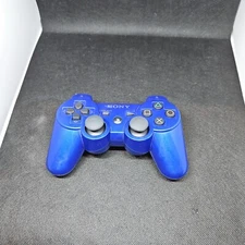 Genuine OEM Sony PlayStation 3 PS3 Blue DualShock Controller Tested 