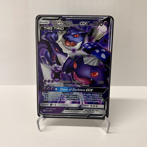 Blastoise&Venusaur Gold Metal Pokémon Card-Collectible Gift Display!GOOD! - Picture 2 of 4