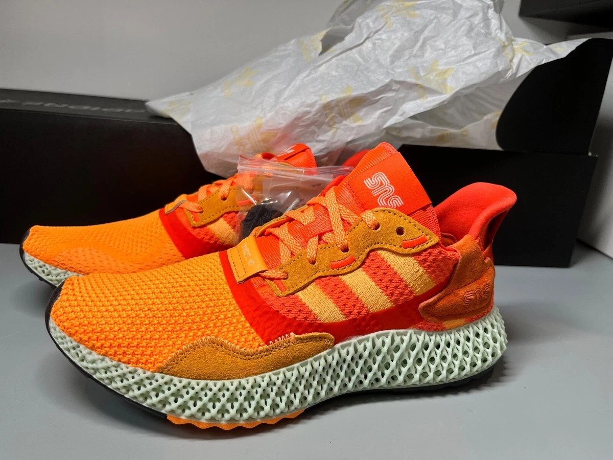 Adidas ZX 4000 4D Orange Men’s Sz 11.5 Sunrise FV5524 DS X Amazon.com | adidas Mens ZX 4000 4D SNS FV5524 SNS - Los  main image 2