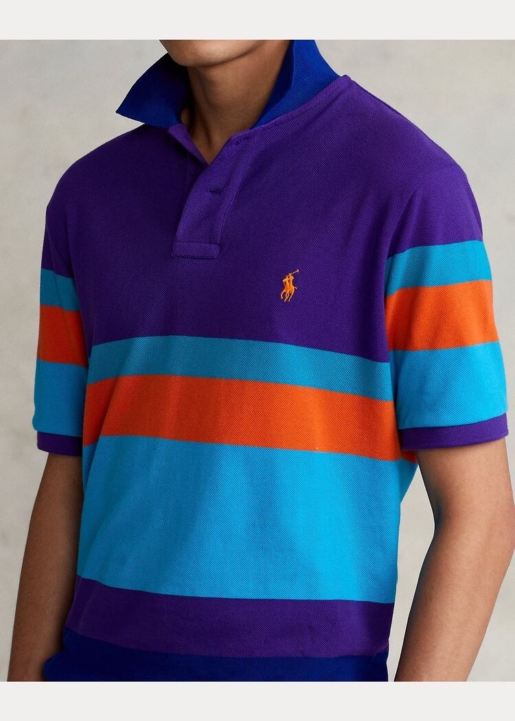 Polo Ralph Lauren Polo Shirt Striped Color Block Size XL | eBay