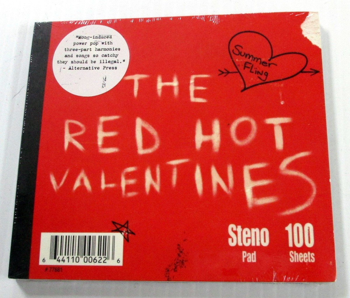 RED HOT VALENTINES Summer Fling CD SEALED 2003 Indie Rock #1373
