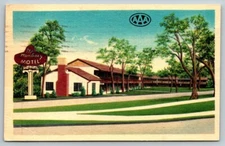 The Monterey Motel  Excelsior Springs  Missouri  1950    Postcard