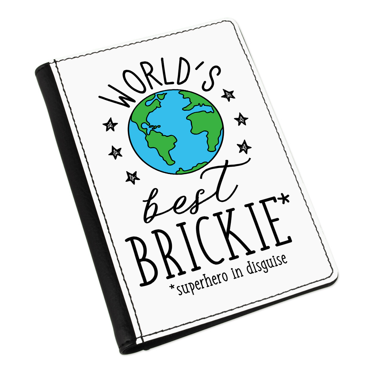 World's Best Brickie Custodia Passaporto Cover Divertente Aggiustatutto Muratore