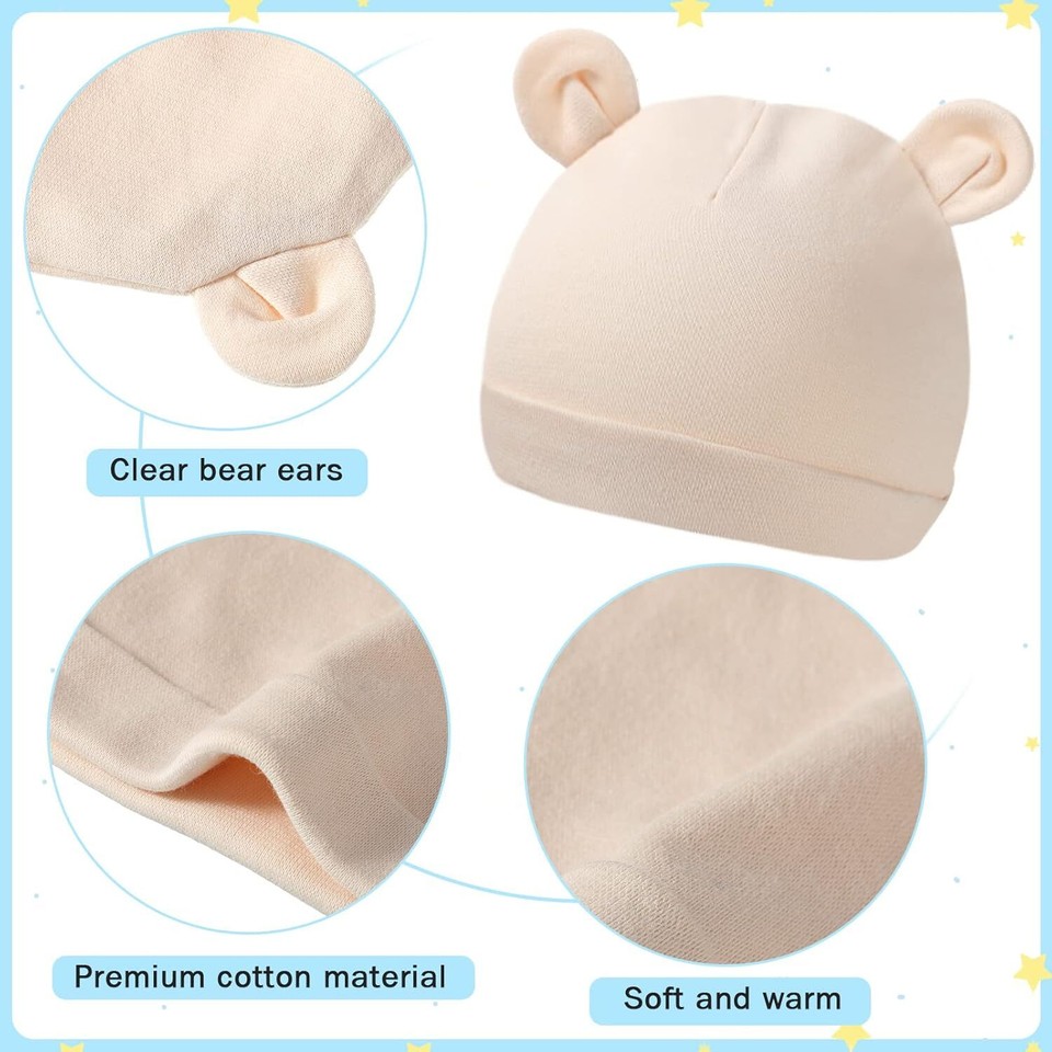 Zhanmai Newborn Baby Wrap Swaddle Blanket Knit Sleeping Bag Full, Beige