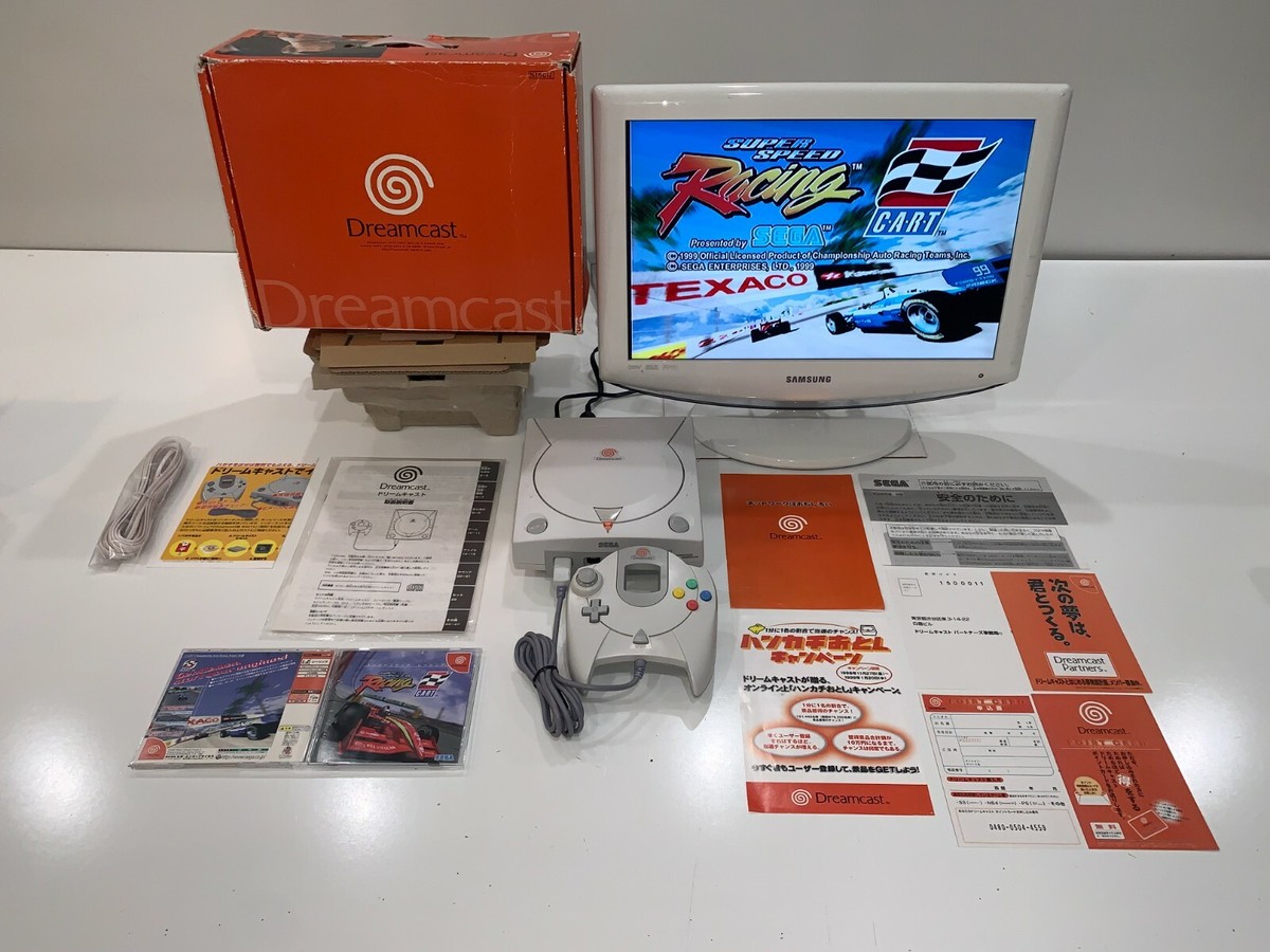 Sega Dreamcast Console JAPAN HKT-3000 Import CIB System Sega Dreamcast Console JAPAN HKT-3000 Import CIB System