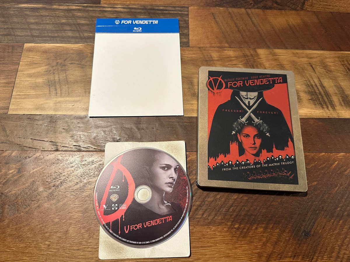 V For Vendetta Blu ray-Warner Bros-Steelbook-Widescreen- | eBay