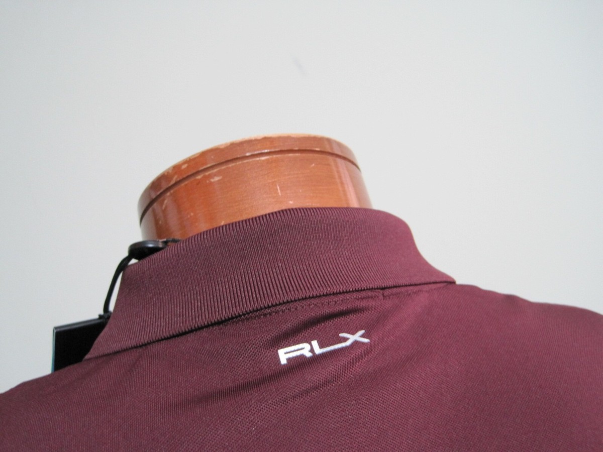 百*様 RLX プロフィット ポロシャツ M バーガンディ タグ付き RLX Polo Ralph Lauren ladies small medium Large burgundy