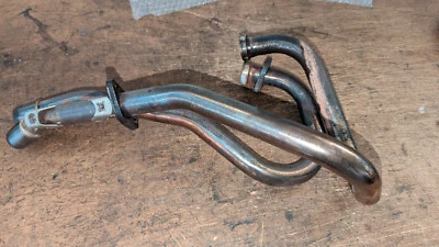 original Edelstahl Krümmer Krümmerrohre manifold Honda SLR650 - Bild 1 von 3