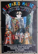 EMANUELE LUZZATI IL SIPARIO MAGICO AFFICHE LOCANDINA POSTER CM. 44,50 X 30,50