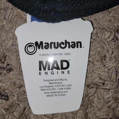 Maruchan Ramen Beanie Mad Engine gesticktes Logo Strickmütze schwarz - Bild 2 von 2