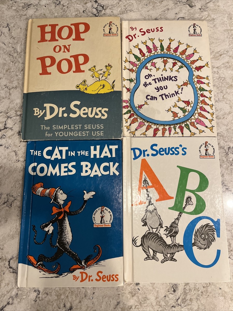 Vintage Dr. Seuss + Beginner Books 60's 70's Book Club Editions