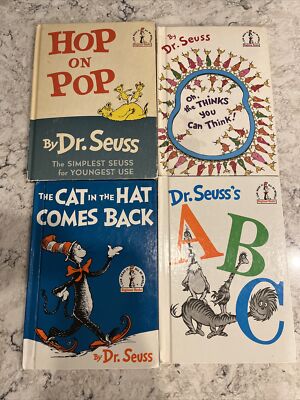 Vintage Dr. Seuss + Beginner Books 60's 70's Book Club Editions