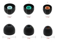 Sony Headphone Replacement Earbud Tips Ear In-ear Earphone Silicone(2 Sets of 8)
