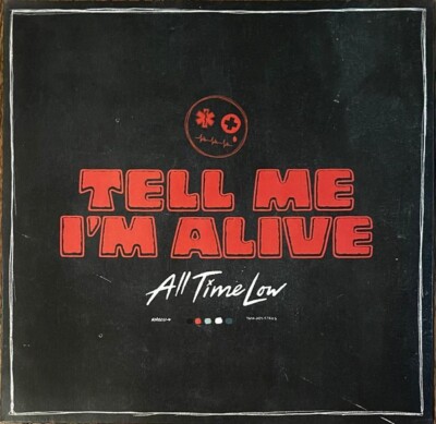 WHITE  LP / VINYL  ALL TIME LOW   TELL ME I'M ALIVE