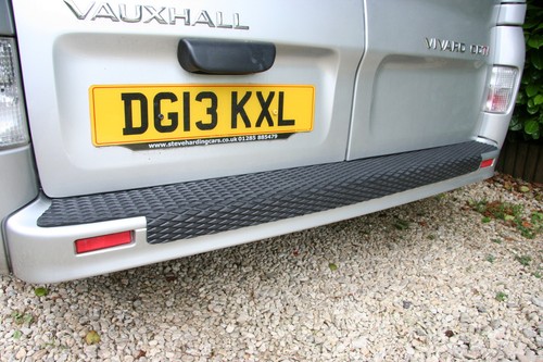 RENAULT TRAFIC UP TO '14 REAR BUMPER PROTECTOR "OVER THE EDGE" - Picture 7 of 12